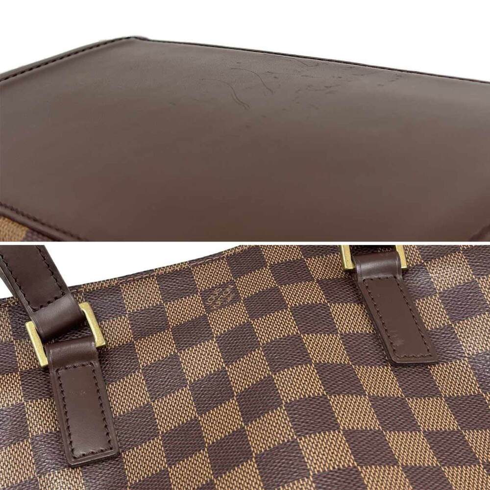 LOUIS VUITTON Authentic Brown Damier Piano Tote Bag - Picture 9 of 10